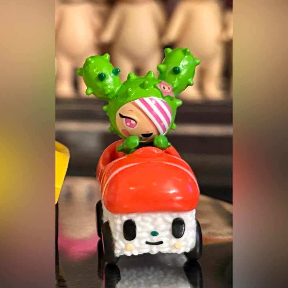 Tokidoki Minis Sushi Cars Series Salmon Super Sport Collectible Art Figure